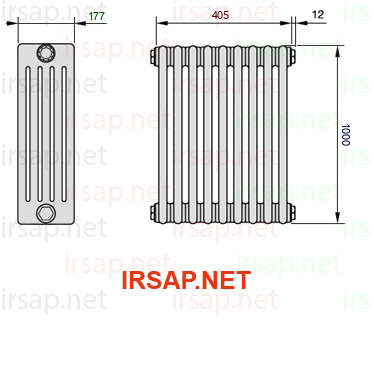 Радиатор IRSAP Tesi 51000/9 T23 CL 01